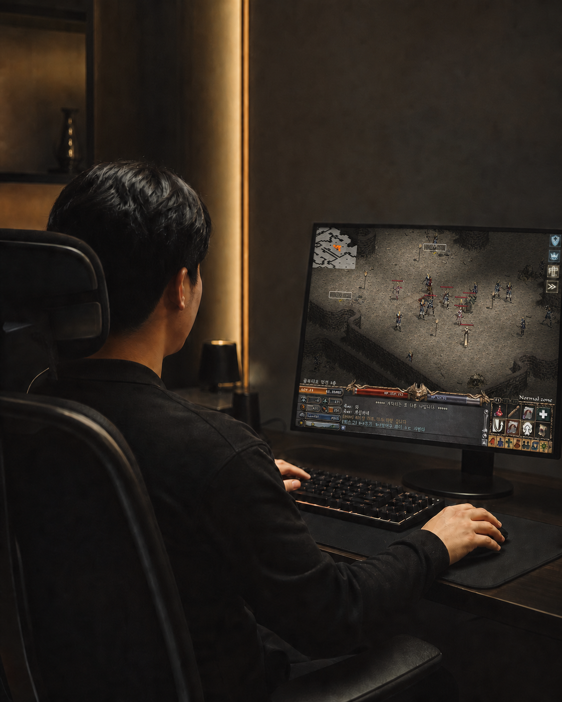 사람이 직접 리니지 클래식을 플레이하는 ELITE ACADEMY 육성 운영 이미지